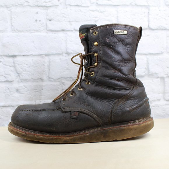 THOROGOOD Other - THOROGOOD Men's Extreme WP Brown Leather Wedge Wor